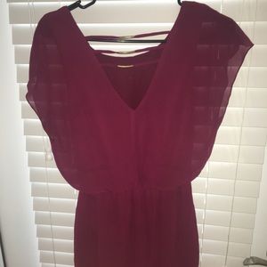 Burgundy Dress